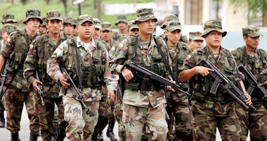 عناصر من الجيش الكولومبي 